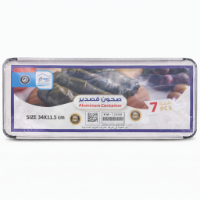 Picture of Rite Aluminum Foil Plates with Lids – 7 Pieces – Model 12050