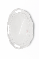 Picture of Rite Decorative White Round Melamine Plate – Size 32×31 cm | Model 6103