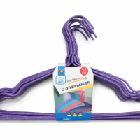 Picture of Rite Colored Metal Clothes Hangers – 12 Pieces (Model 10383)