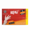 Picture of Rite Disposable Clear Gloves – Size L, 45 Pieces (Model 7662)