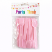 Picture of Pink Plastic Party Spoons – Model 4519